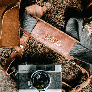 Canvas and Leather Camera Strap