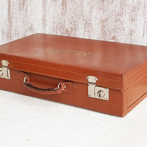 Bag Vintage Metal Hardware Furniture Wooden Box Leather Bag - Temu