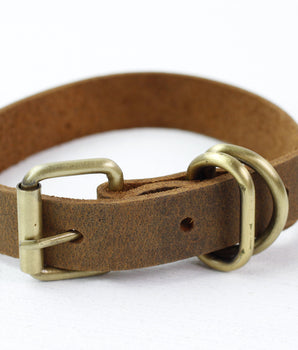 Leather Dog Collar Extra Small