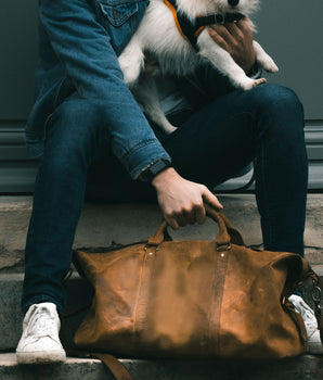 Leather Duffle Bag