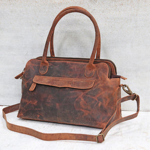 Leather Handbag - Sophia