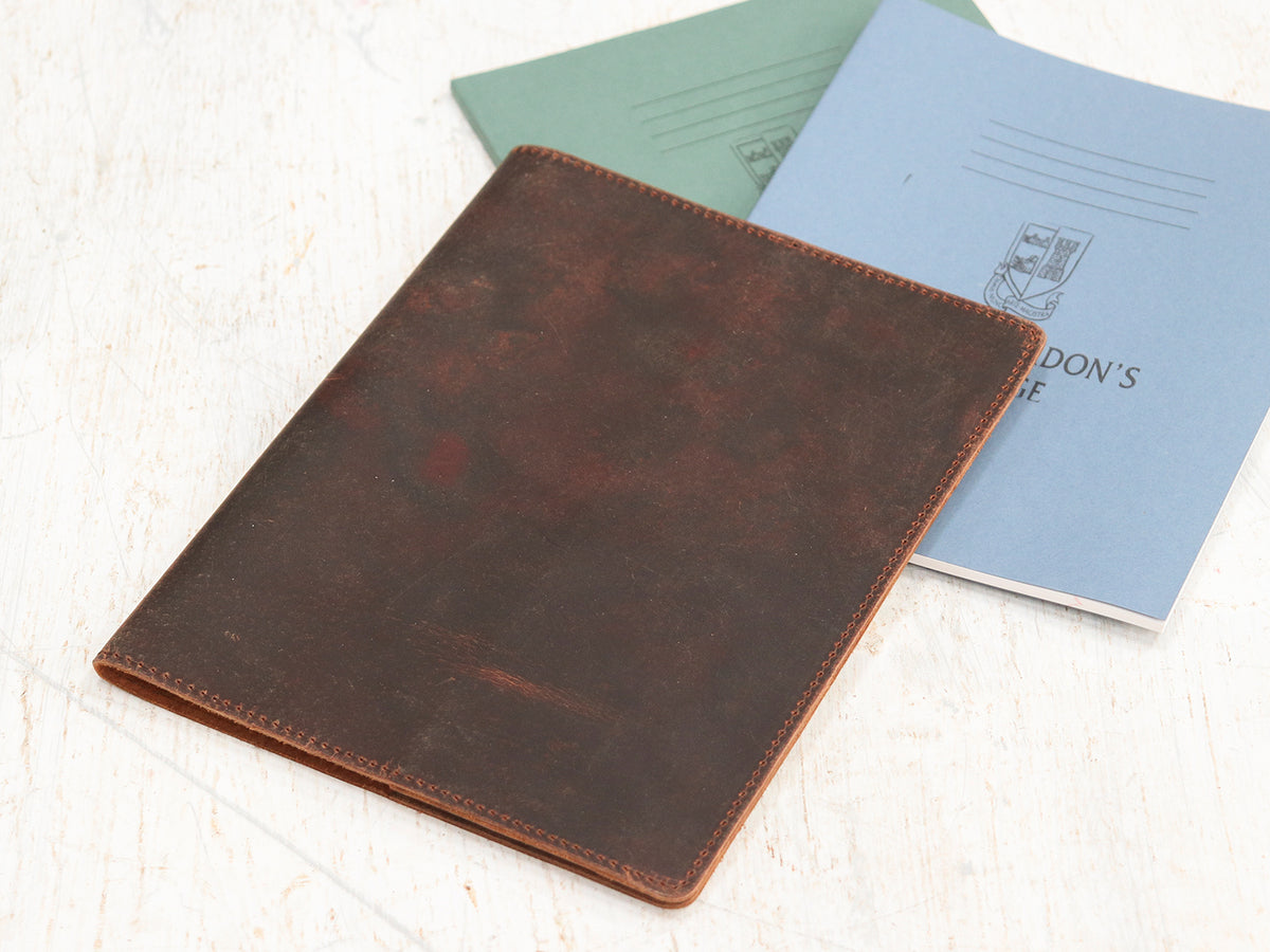 Leather Notebook Cover and Notebooks By Scaramanga