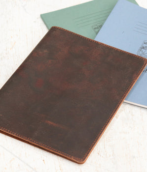 Leather Notebook Cover and Notebooks