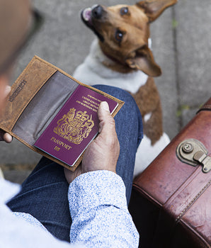 Leather Passport Holder