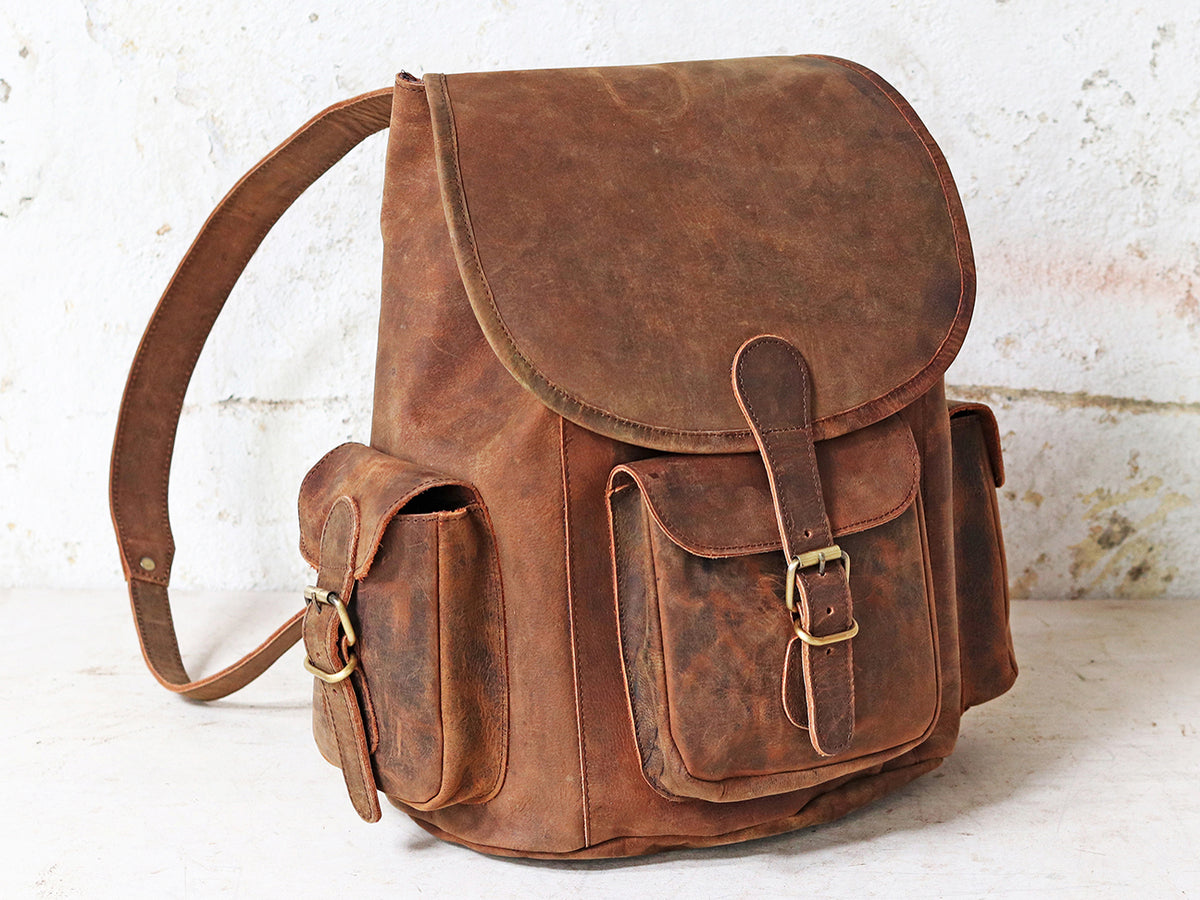 Leather Rucksack | Handmade By Experts | Scaramanga