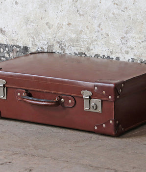 Vintage Leather Suitcase