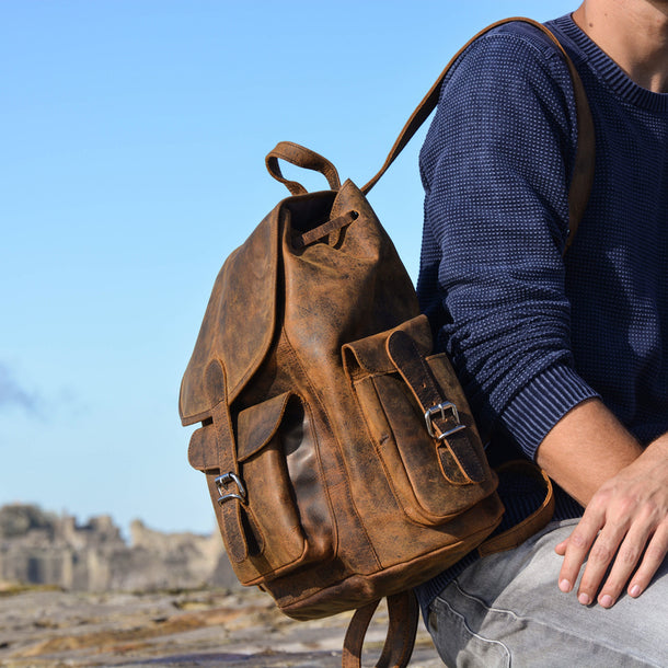 Leather Rucksack | Handmade By Experts | Scaramanga
