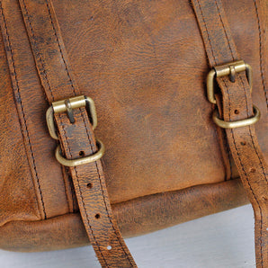 Mens Leather Backpack Mini