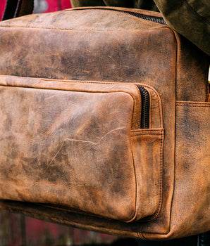 Men's Retro Leather Shoulder Bag