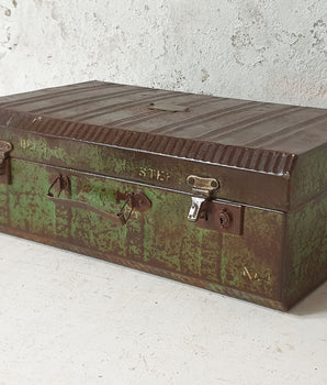 Old Green Travel Trunk