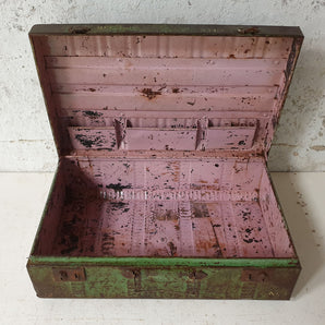 Old Green Travel Trunk