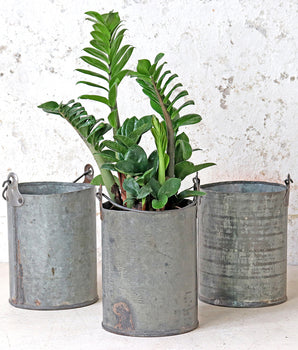 Repurposed Metal Bucket - Mini