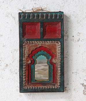 Antique-style Mughal Niche Mirror