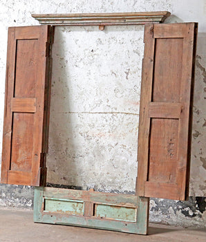 Rustic Shuttered Window Frame