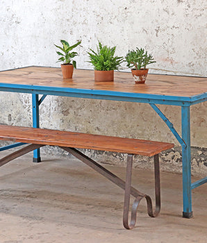 Industrial Style Folding Table - Extra Large