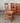 Antique Oak Chapel Chairs - Set of 6