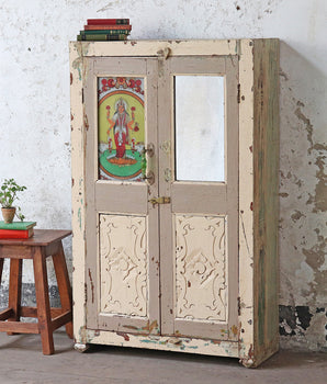 Vintage Painted Wardrobe