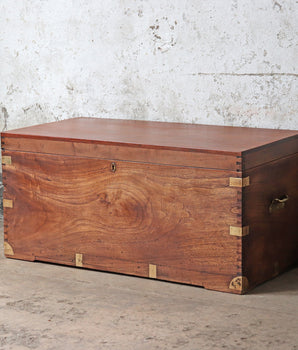 Large Antique Camphorwood Chest