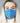 Patterned Blue Cotton Face Mask