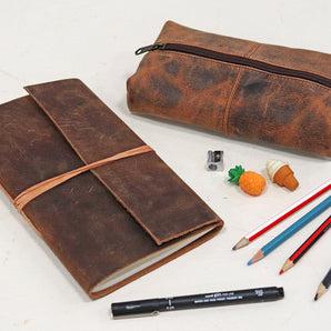 Pencil Case and Travel Journal Set