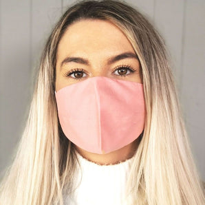 Pink Cotton Face Mask