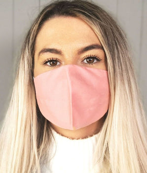 Pink Cotton Face Mask