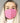 Pink Patterned Face Mask