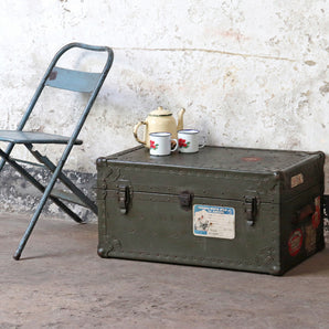 Vintage Military Trunk