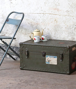 Vintage Military Trunk