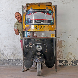 Upcycled Rickshaw (Tuk Tuk) Bar