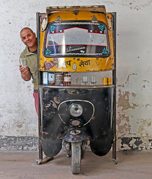 Upcycled Rickshaw (Tuk Tuk) Bar