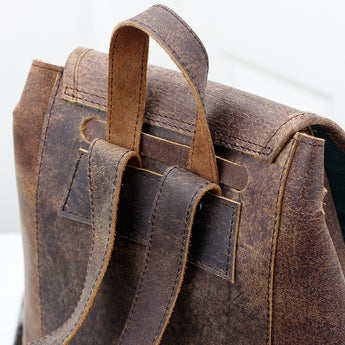 Boho Women's Leather Backpack Purse Free Delivery