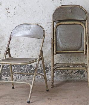 Set Of 4 Vintage Silver Chairs