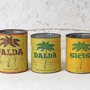 Small Yellow Tin