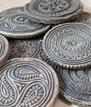 Small Vintage Stone Coaster