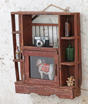 Rustic Wall Display Rack