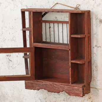 Rusty Display Rack Rustic Wall Display Rack | vintage storage | Scaramanga