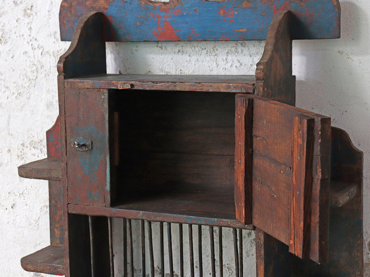 Shabby Chic Vintage Cabinet Rack | Vintage Storage | Scaramanga