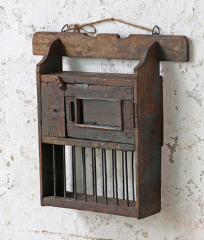 Old Rustic Kitchen Rack Cabinet