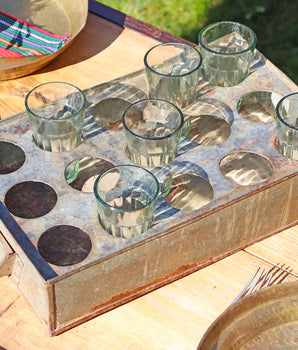 Vintage Chai Glass Holder