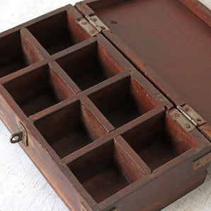 Vintage Wooden Spice Box