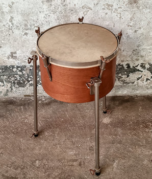 Vintage Drum Side Table