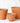 Terracotta Plant Pots Set Of 3 - Tapered