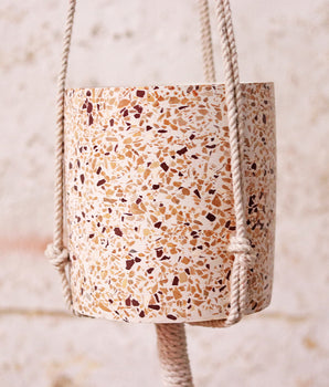 Terrazzo Hanging Plant Pot