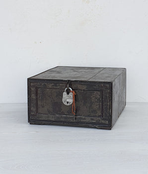 Small Antique Deeds Box