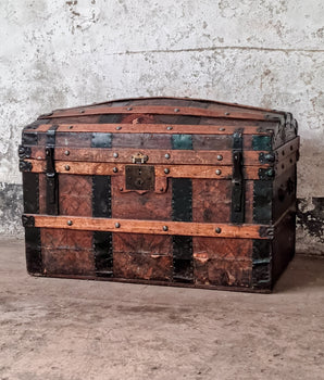 Pirate Chest Late Victorian Trunk