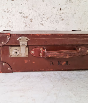 Vintage Leather Suitcase