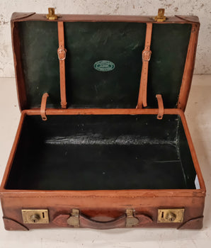 Antique Leather Suitcase