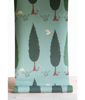 Tranquility Wallpaper - Asparagus Green - TR1902AG