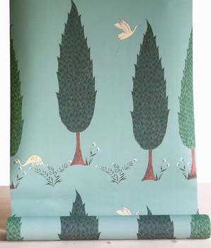 Tranquility Wallpaper Sample: Asparagus Green-TR1902AGS